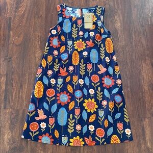 Princess Highway Floral Sleeveless Dress - Navy and Multicolor